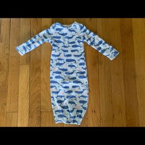 DONATED NB  whale nightgown ADORABLE LIKE NEW